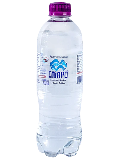 Água com gás garrafa 500ml